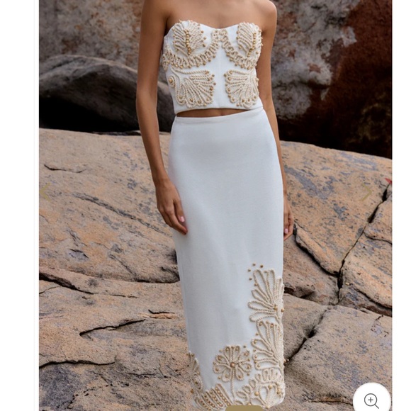 PatBO Dune Knit Skirt Size 2 SOLD OUT ONLINE - Picture 4 of 11